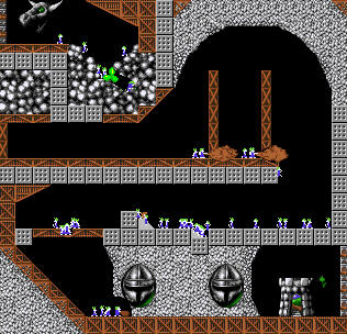 Overview: Lemmings 2: The Tribes, Amiga, Medieval, 2 - SIR! I KID YE NOT
